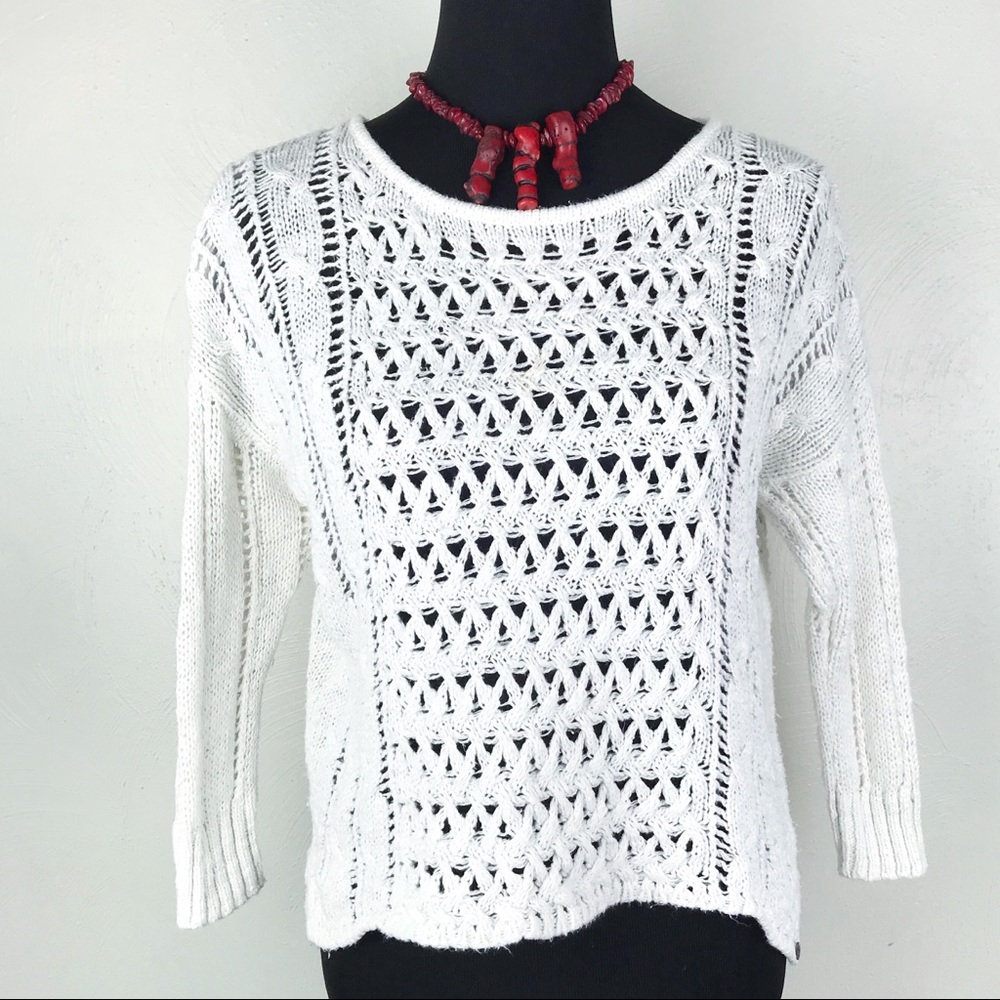 AMERICAN EAGLE OUTFITTERS Chunky Sweater Off White